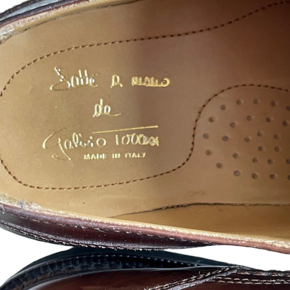 Galizio Torresi Brown Lace-tie Dress Shoes - Picture 6 of 7